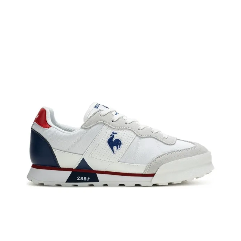 Le Coq Sportif Slip Resistant, Abrasion Resistant, Breathable Low Top Casual Shoes Women's White Red Blue-1