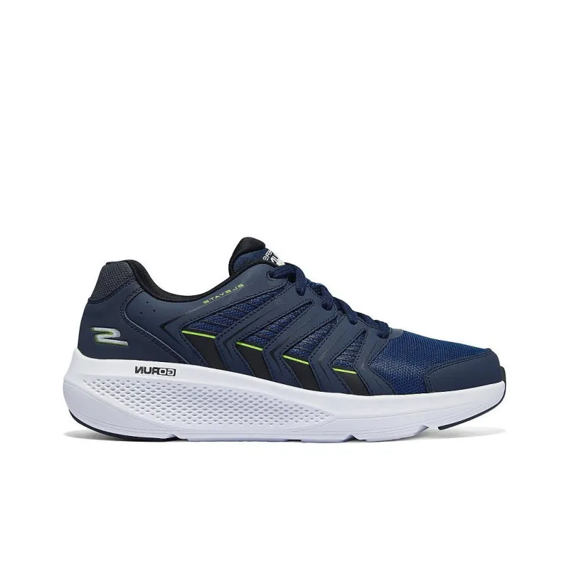 Skechers GO RUN Elevate Durable Breathable Low Top Casual Running Shoes Men's Dark Blue-1