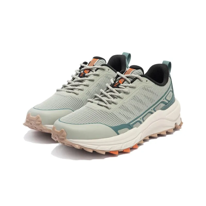 361° Abrasion Resistant Low Top Running Shoes Men's Green-2