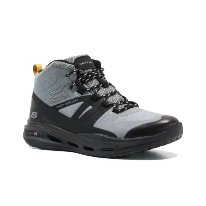 Skechers ARCH FIT ORVAN Anti-Slip And Wear-Resistant Breathable High-Top Trekking Shoes Men's Black-2