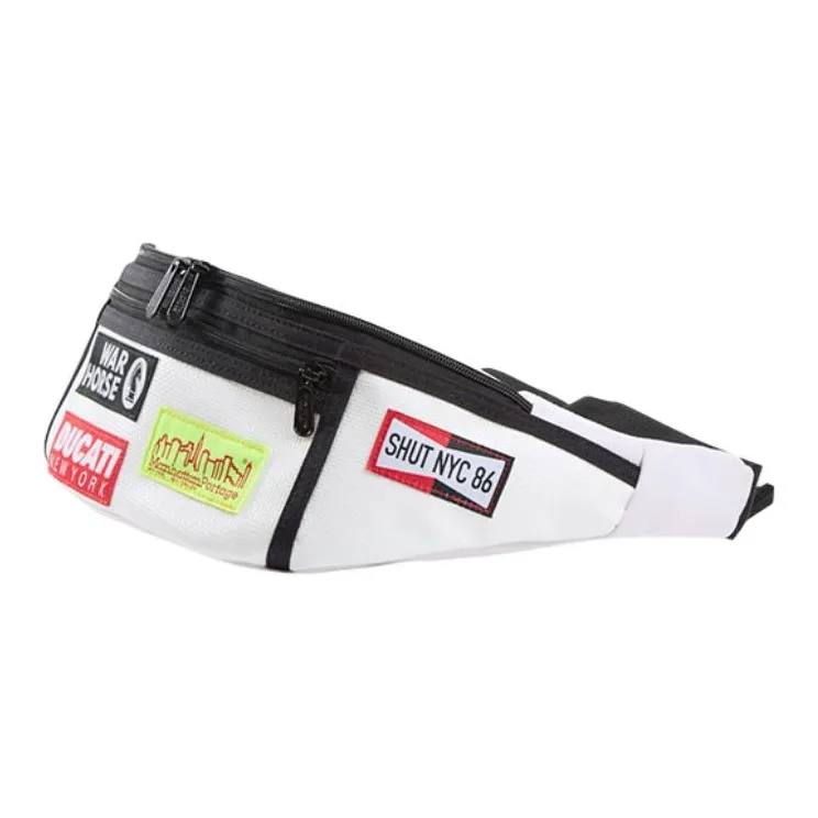 Manhattan Portage WDS Ducati Collaboration Polyamide Fanny Pack Sling Bags Small Size Unisex White-1