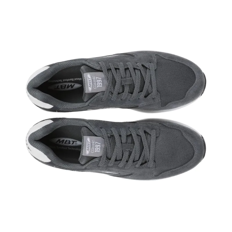 MBT Cushioned Slip Resistant Low Top Casual Shoes Men's Gray-2