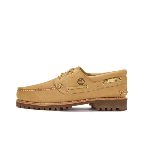 Timberland Anti Slip Wear Resistant Low Top Casual Shoes Unisex Light Beige