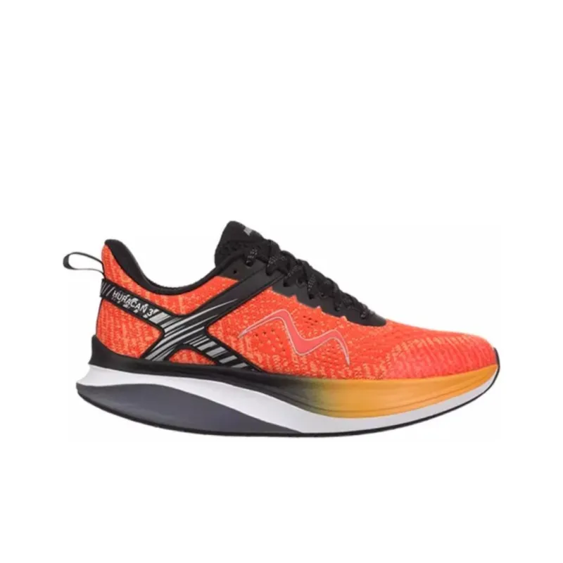 MBT Anti Slip Wear Resistant Low Top Marathon Running Shoes Unisex Orange Black-1