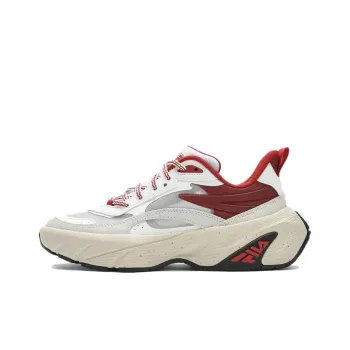 FILA MARS 1S Anti Slip Wear Resistant Low Top Casual Shoes Women's White Red