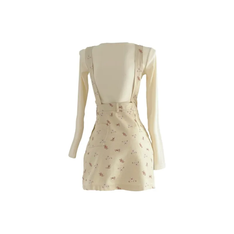 MTHE Skirt Set Women's Light Yellow-1