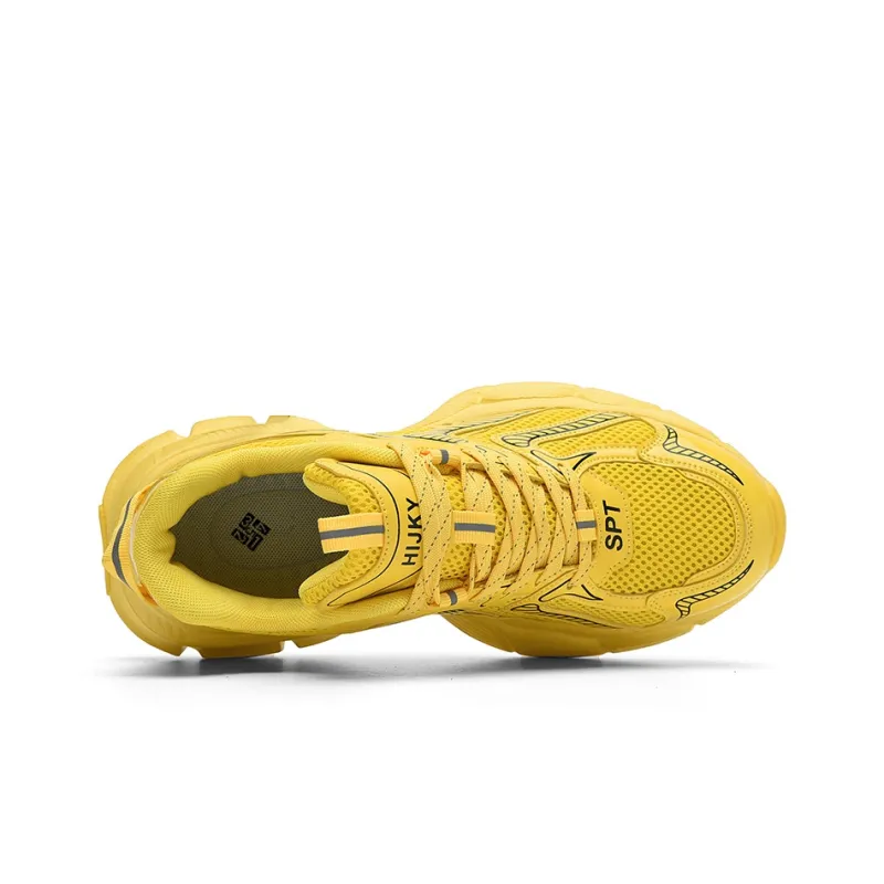 12345 Anti-Slip Wear-Resistant Breathable Height Increasing Low-Top Chunky Sneakers Men's-13