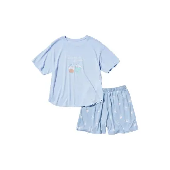 UNIQLO Pajama Set Women's Light Blue