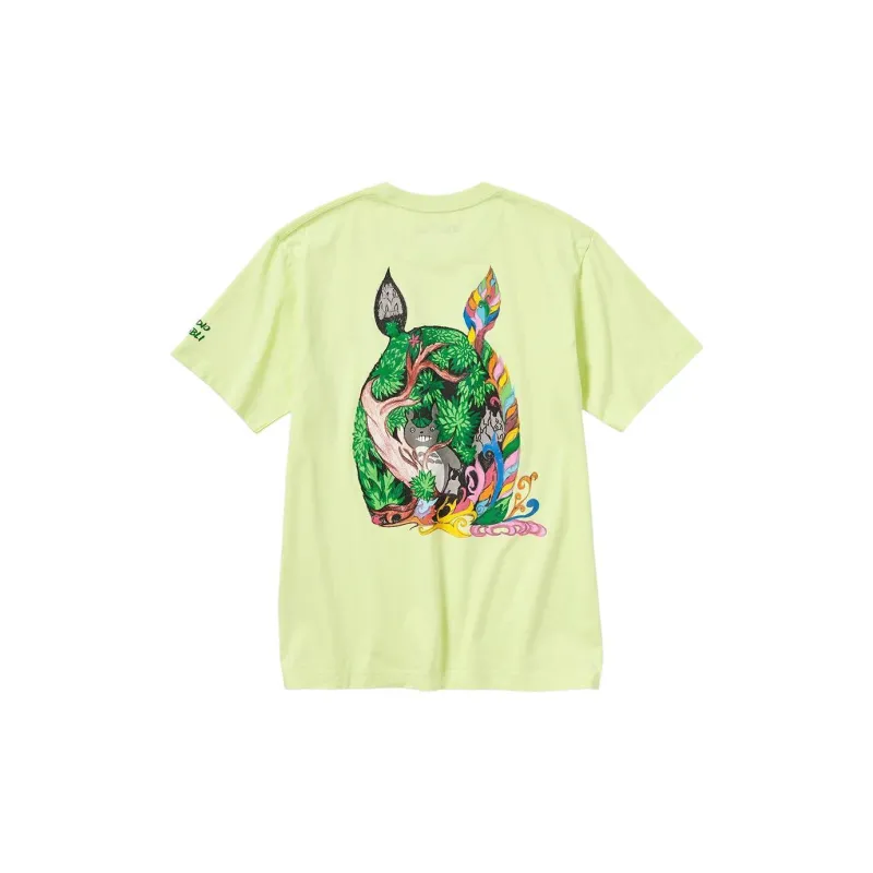 UNIQLO x Ghibli Studio Ghibli Co titled Series T Shirt Unisex Light Green-1