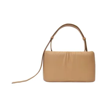 REJINA PYO Leather Handbag Shoulder Bag Women's Yellow/Brown