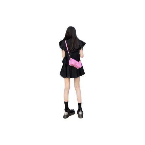 Juden Choi Short Sleeved Dress Women's Black