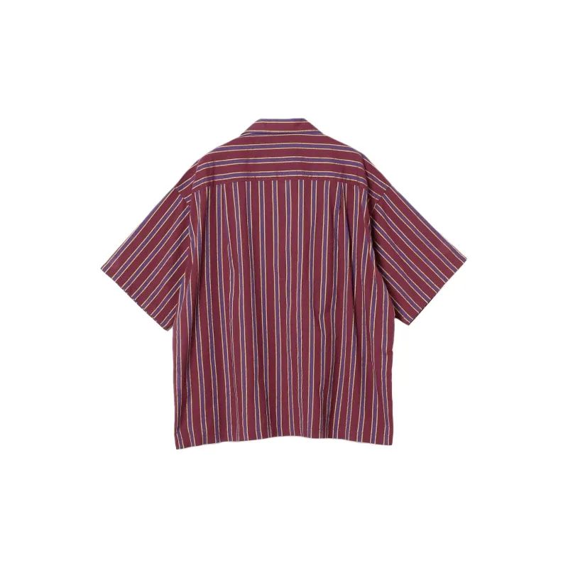 Beams Shirts Men Burgundy-1