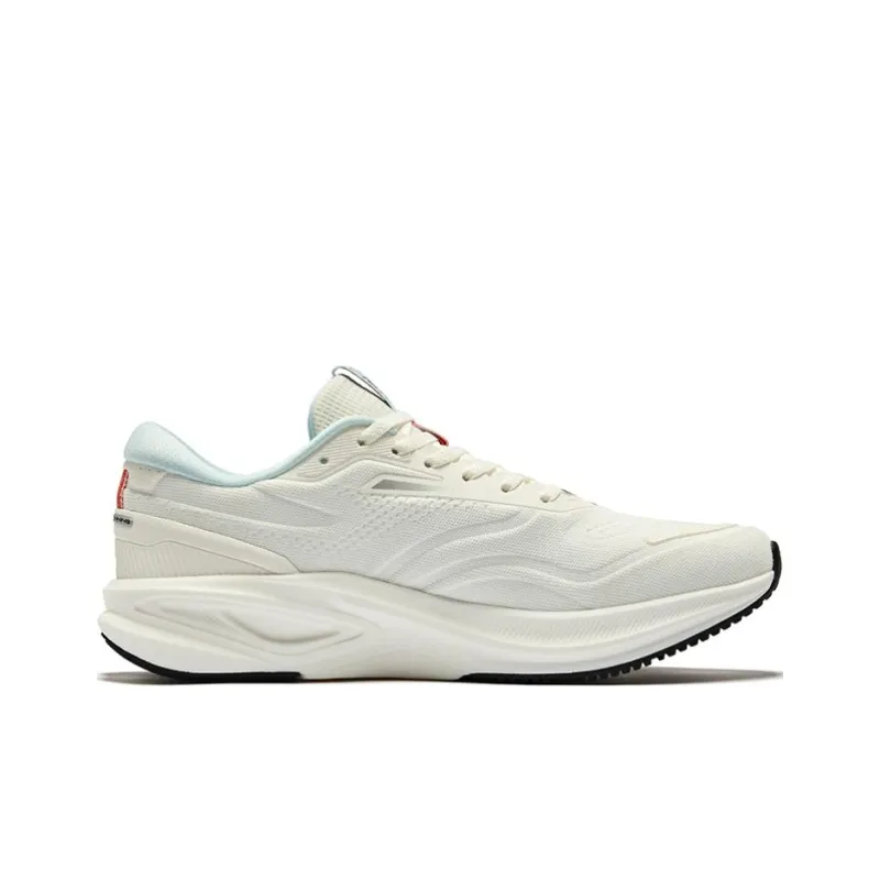 Erke Cushioned Anti Slip And Wear Resistant Lightweight Low Top Running Shoes Men's Microcrystal White Tranquil Blue-1