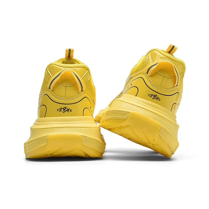 12345 Anti-Slip Wear-Resistant Breathable Height Increasing Low-Top Chunky Sneakers Men's-14