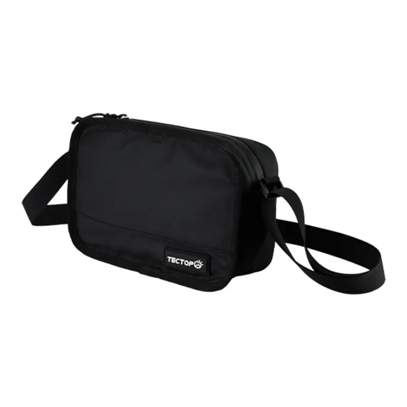 Tectop Polyester Portable Crossbody Bag, Shoulder Bag Regular Unisex Orange/Black-4