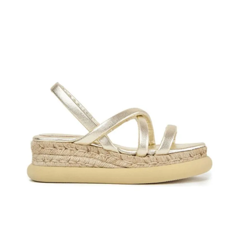Paloma Barceló KELSIE Strap Sandals 6cm Women's Gold-1