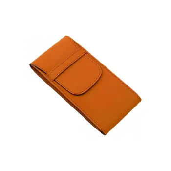 RAPPORT Leather Storage Bag Unisex Tan