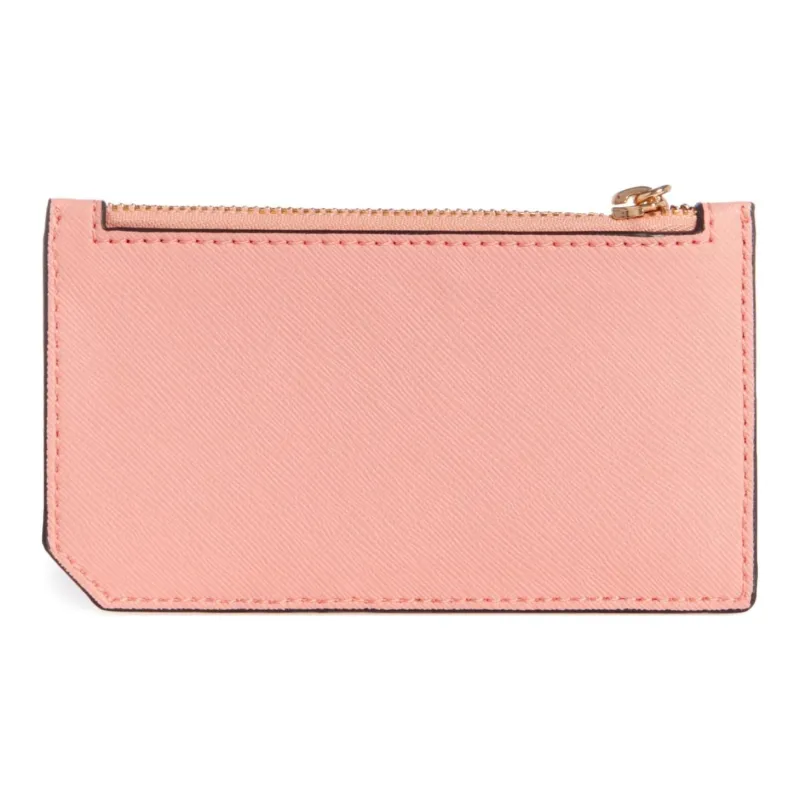 GUESS Artificial Leather Card Holder Card Holder Women's Pink-1