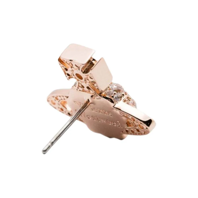 Vivienne Westwood Brass Stud Earrings Women's Gold-1