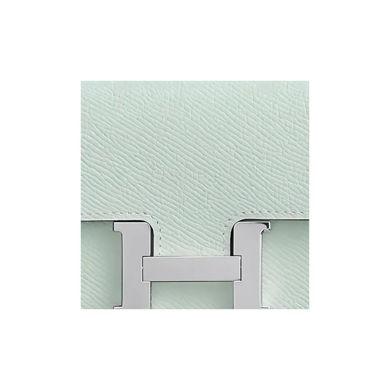 HERMES Constance Slim Epsom Calfskin Clutch Wallet Fanny Pack Regular Women's 0S Vert Fizz Bubble Green-3