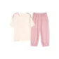 Pink Beige English Capri Pants