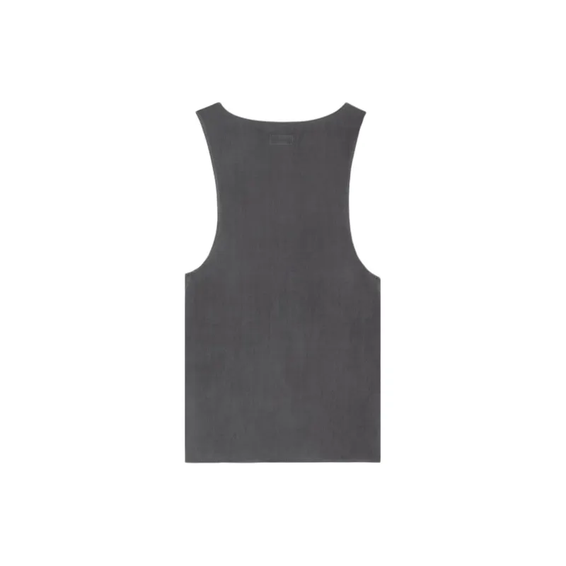 SAINT LAURENT Henley U Neck Top-1