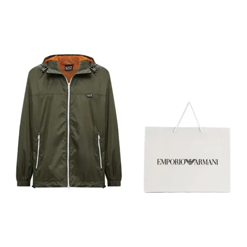 EMPORIO ARMANI EA7 SS24 Jackets & Coats Men's Army Green-3
