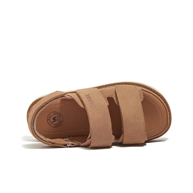 CAMEL Beach Sandals Women's Black/Brown/Gray-15