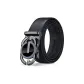 Gunmetal Buckle with Blue Edge