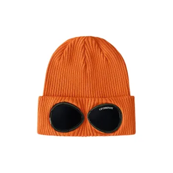 C.P.Company Cotton Beanies Men's Orange