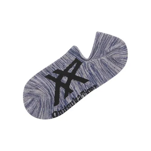 Onitsuka Tiger No-Show Socks Unisex 1 Pack Blue Gray