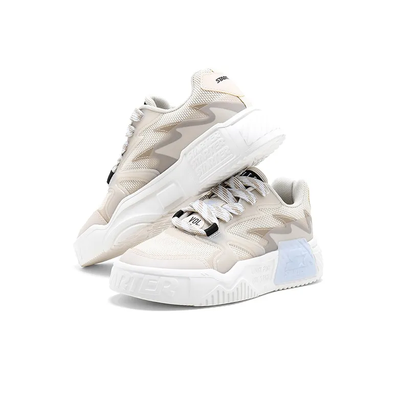 STARTER Vol Series Wear resistant And Lightweight Low Top Skateboard Shoes Unisex Khaki-3