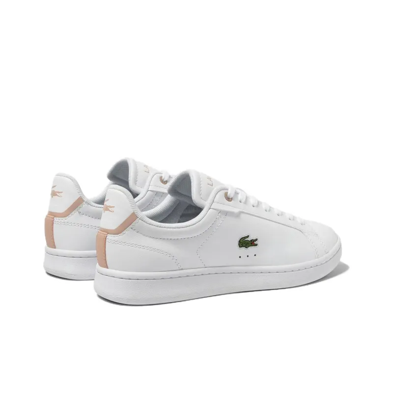 LACOSTE Carnaby Low Top Skateboard Shoes Women's White-2