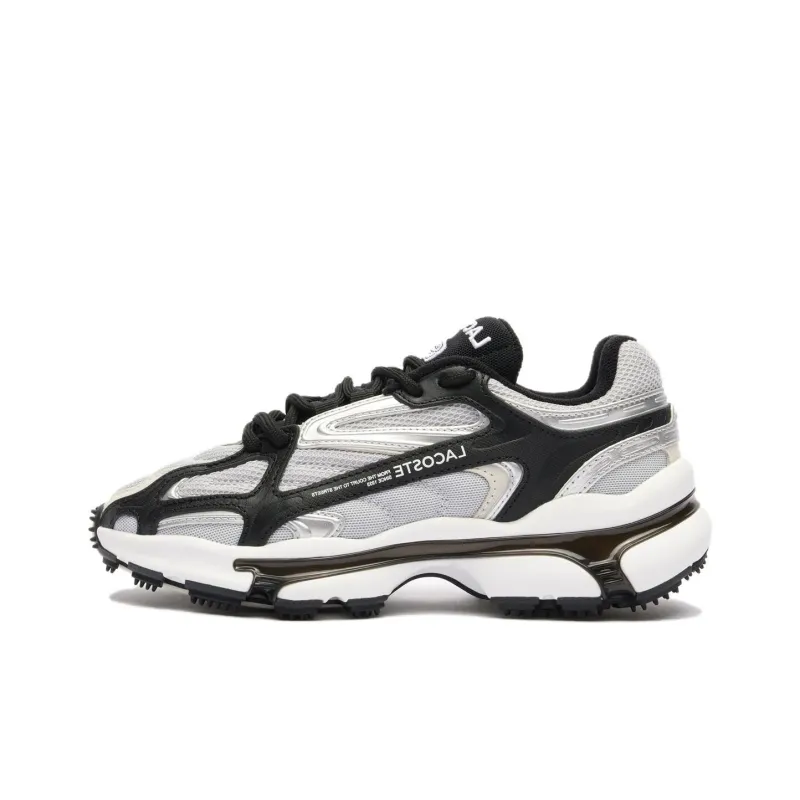 LACOSTE L003 2K24 Low Top Casual Shoes Women's Silver Black-0