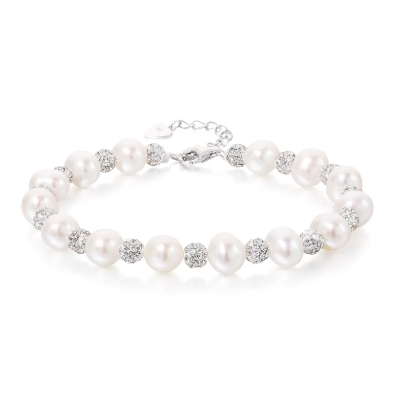 Lao Feng Xiang Pearl Bracelets Women's-0