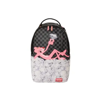 SPRAYGROUND Faux Leather Backpack Unisex Black