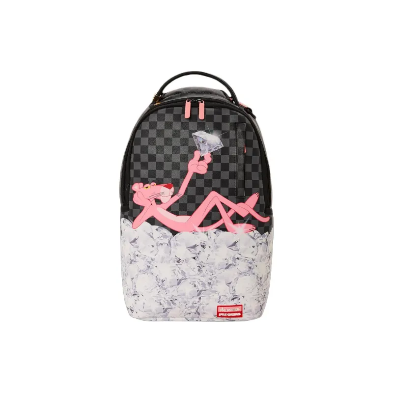 SPRAYGROUND Faux Leather Backpack Unisex Black-0