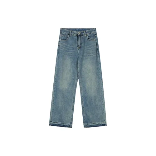 F.K.V.A Jeans Unisex Blue