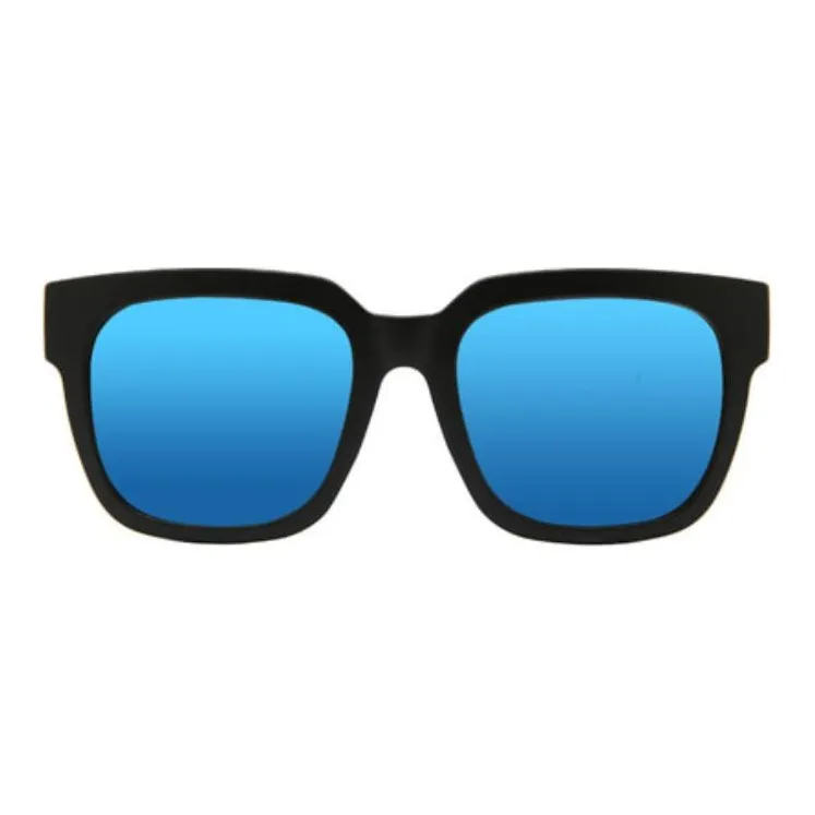 KESSLER TR90 Round Sunglasses Unisex Black-1