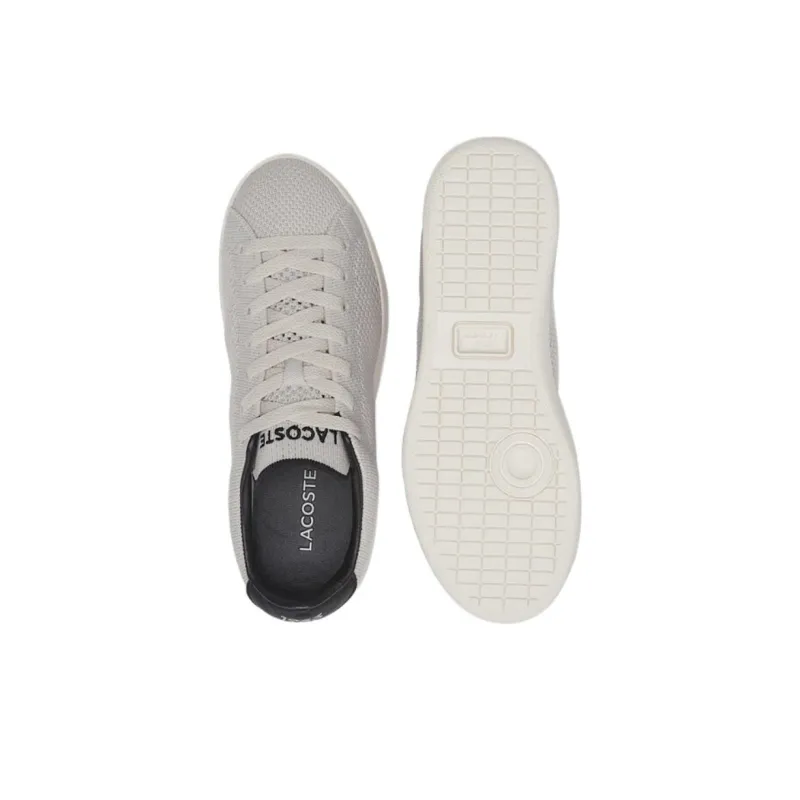 LACOSTE Low Top Skateboard Shoes Women's Ecru-4