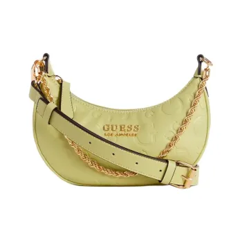 GUESS Artificial Leather Crescent Bag Shoulder Bag Crossbody Bag Women's Green