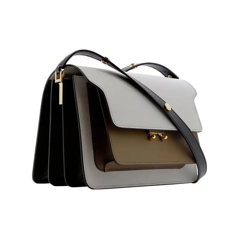 MARNI Trunk Cow Leather Trunk Bag, Shoulder Bag Women's-1