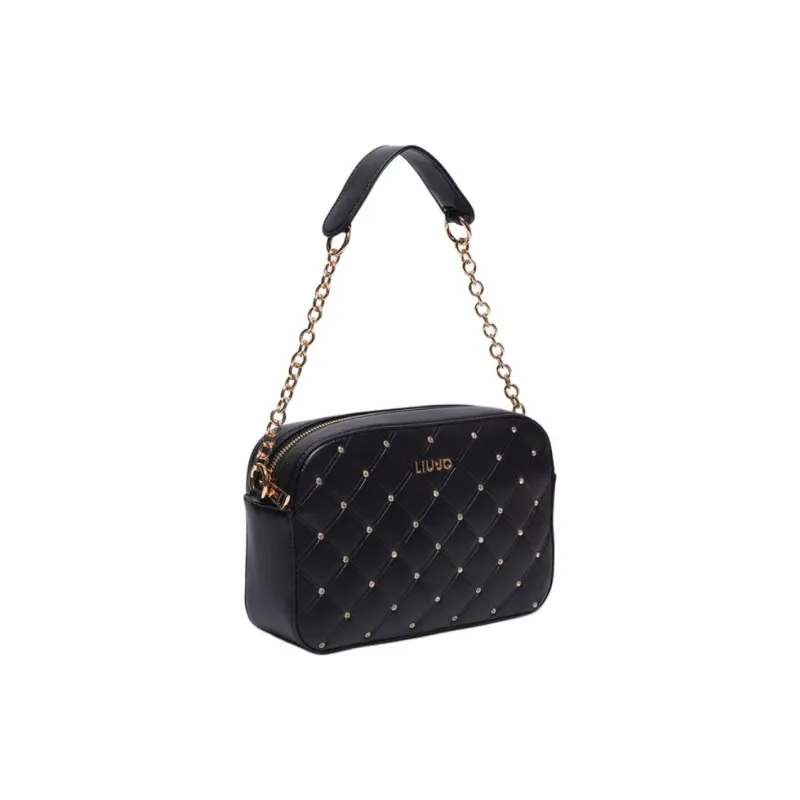 LIU·JO Eco Friendly PU Portable Crossbody Bag Shoulder Bag Women's Black-1