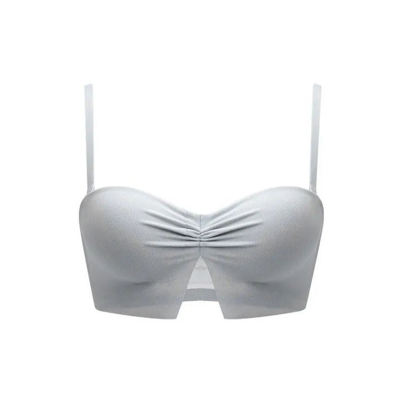 Flowers In Water Bra Women's Gray-0