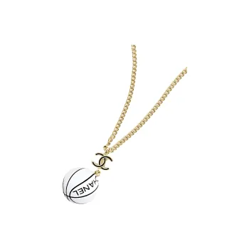 CHANEL Metal, Resin Necklaces Women's Gold