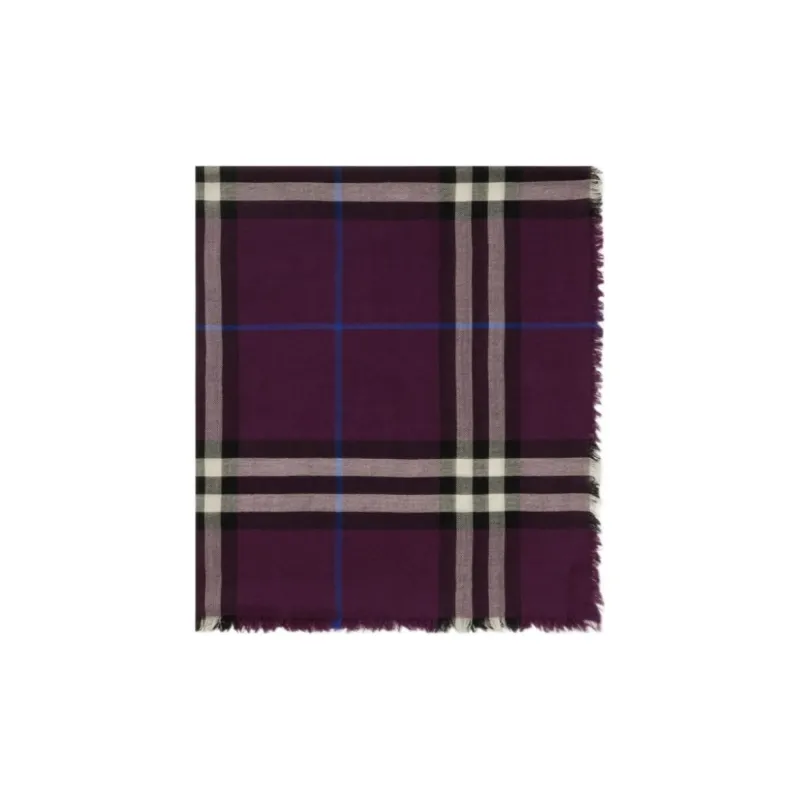 Burberry Check Wool Scarf-1