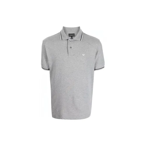 EMPORIO ARMANI Polo Shirts Men Gray