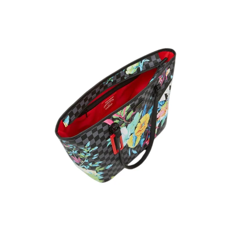 SPRAYGROUND Artificial Leather Tote Bag Shopping Bag Shoulder Bag Handbag Unisex Black & Green-3