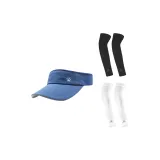 [Super-Light Approx. 49 G][Adjustable Size][Reflective Strip Design]Blue+Black White Cooling Arm Sleeves