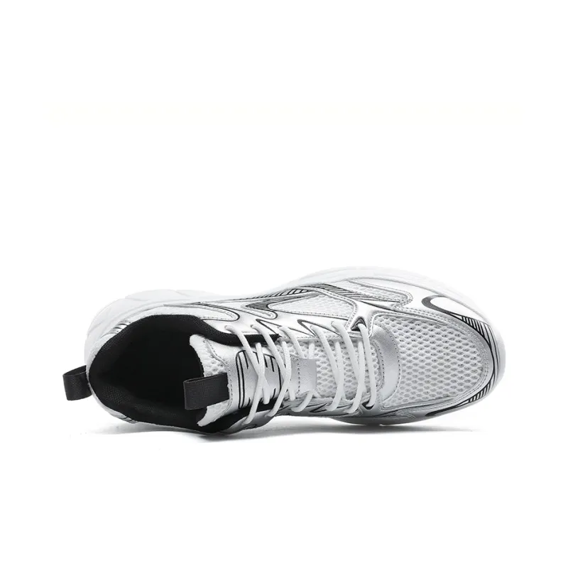Black tailed Deer Shock Absorbers Slip Resistant, Abrasion Resistant, Lightweight Low Top Chunky Sneakers Men's-6